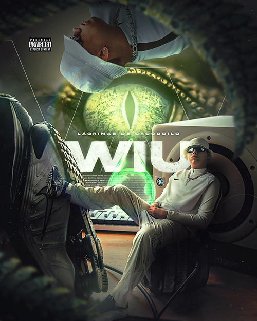PSD - Flyer Wiu Lagrimas de Crocodilo