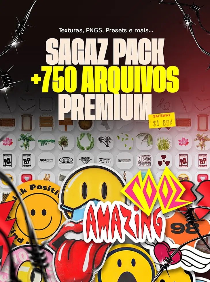 Sagaz Pack com mais de 750 arquivos premium